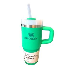 Stanley Quencher H2O Tumbler 14oz Emerald Green Flowstate Straw Lid